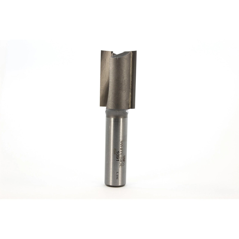 Double Flute Straight Cut Router Bit - 1/2" SH - Diameter:7/8" - Cutting Length:1-1/4" - Overall Length:3"